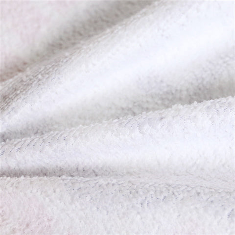 Image of 2-tone Geometric Gray Wolf SWST4109 Round Beach Towel
