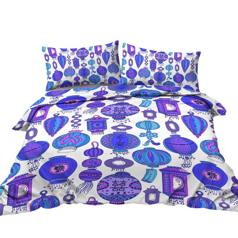 Image of Cute Rabbit Bedding Set Chinese Mid Autumn Festival 03