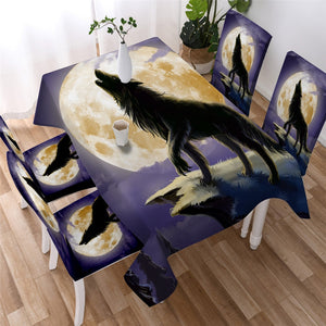 Dreamcatcher - Tribal Wolf Waterproof Tablecloth  06