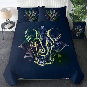 Mandala Elephant Bedding Set 04