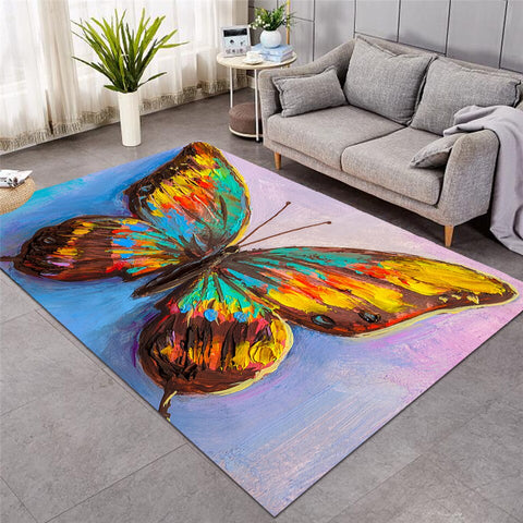 Image of 3D Giant Butterfly Rug