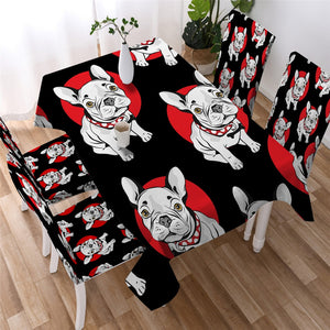 Bulldog Waterproof Tablecloth  02