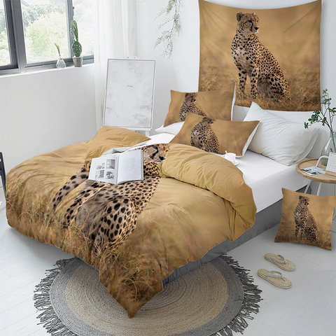 Image of 3D Cheetah Bedding Set - Beddingify