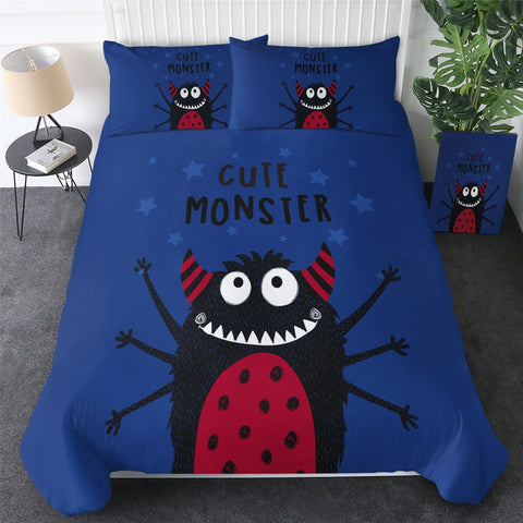 Image of Cute Monster Bedding Set