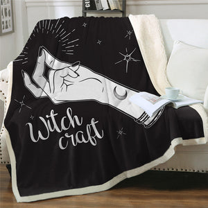 Witchcraft Finger Snapping Soft Sherpa Blanket