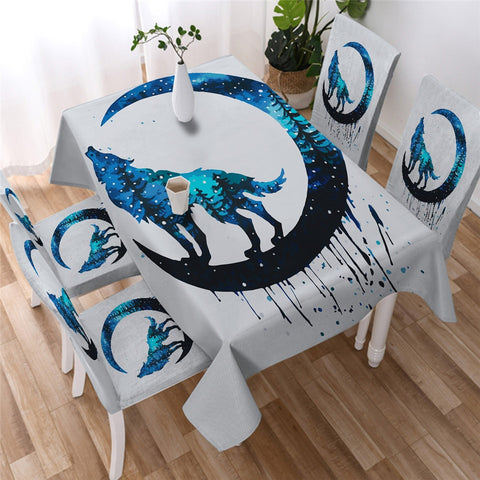 Image of Star Moon - Mandala Waterproof Tablecloth  10