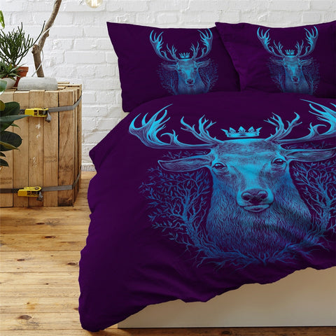 Image of 3d Print Graphic Deer Bedding Set