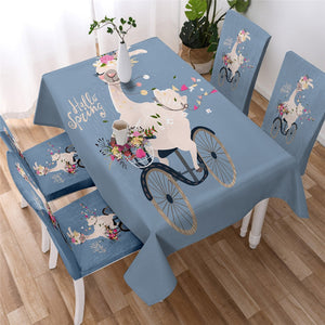 Cute Cartoon Waterproof Tablecloth  10