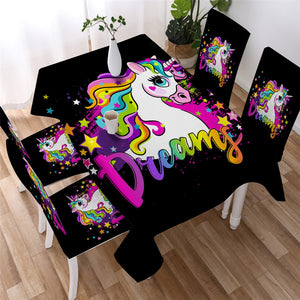 Unicorn Waterproof Tablecloth  02