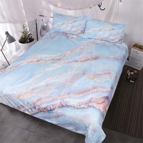Image of Abstract Natural Stone Comforter Set - Beddingify