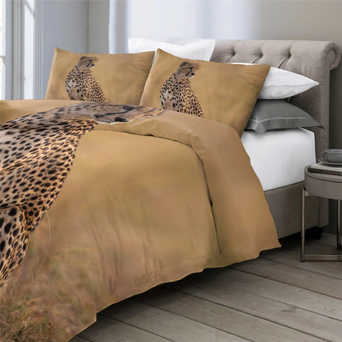 Image of 3D Cheetah Comforter Set - Beddingify