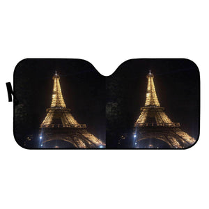 Tour Eiffel Paris Nuit Auto Sun Shades