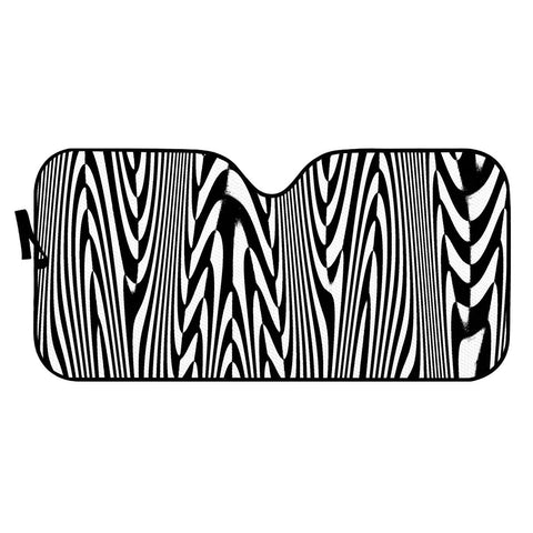 Image of Abstrait Noir/Blanc Auto Sun Shades