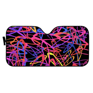 Abstrait Formes Colors Auto Sun Shades