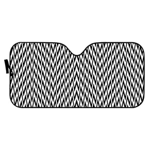 Abstrait Chevrons Noir/Blanc Auto Sun Shades