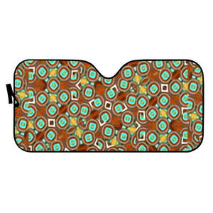 Colorful Modern Geometric Print Pattern Auto Sun Shades