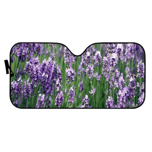 Photo Fleurs Violet Auto Sun Shades