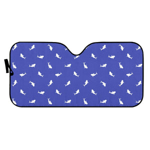 Marine Life Motif Print Pattern Auto Sun Shades