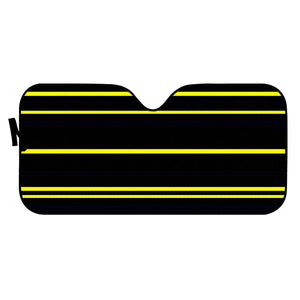 Bandes Jaune/Noir Auto Sun Shades