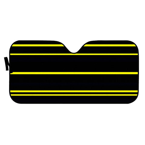 Image of Bandes Jaune/Noir Auto Sun Shades