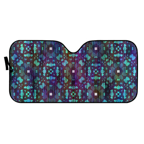 Image of Abstrait Formes Bleu/Violet Auto Sun Shades