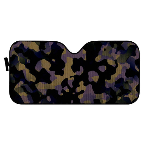 Image of Camouflage Noir/Marron Auto Sun Shades