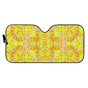 Vivid Warm Ornate Pattern Auto Sun Shades