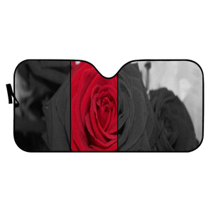 Photo Roses Fleurs Rouge Auto Sun Shades