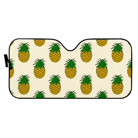 Image of Pattern Ananas Auto Sun Shades