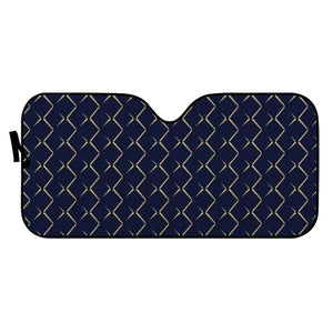 Pattern Formes Doré/Bleu Auto Sun Shades