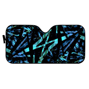 Modern Abstract Geo Print Auto Sun Shades