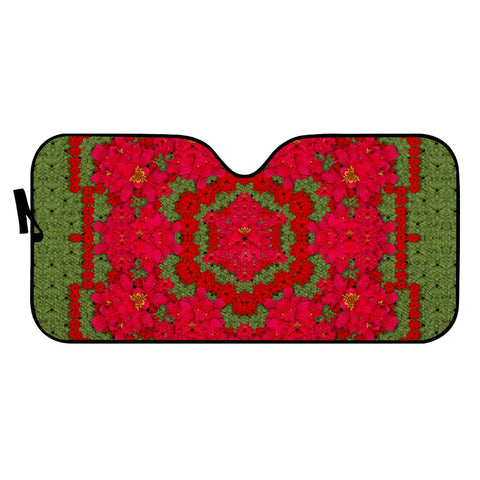 Image of Bloom In Yule  Mandala Season Colors Auto Sun Shades