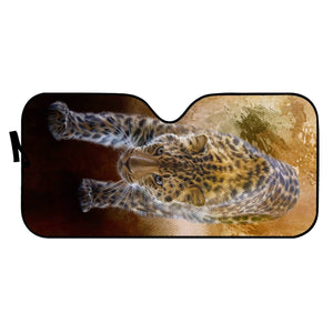 Russian Amur Leopard Auto Sun Shades