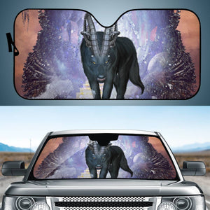 Awesome Black Wolf Auto Sun Shades