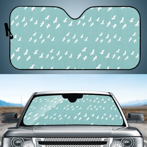 Birds Flying Graphic Silhouette Pattern Auto Sun Shades