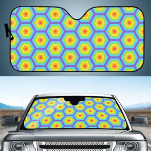 Rainbow Honeycomb Auto Sun Shades