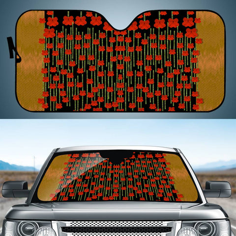 Image of Summer  Flowers In A Floral Jungle Ornate Auto Sun Shades