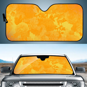 Orange Auto Sun Shades