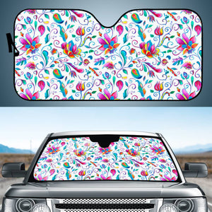 Floral Auto Sun Shades