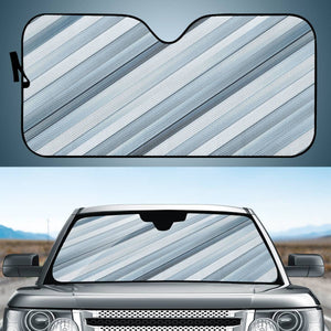 Modern Tech Stripes Pattern Auto Sun Shades