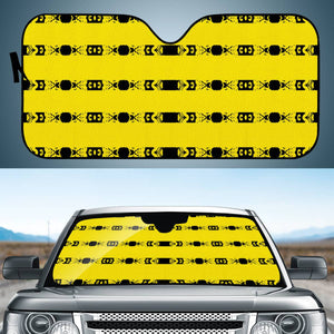 Yellow Auto Sun Shades