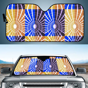 Blue Gold Shine Auto Sun Shades