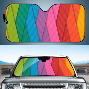 Rainbow Slice Auto Sun Shades