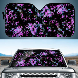 Abstract Intricate Texture Print Auto Sun Shades