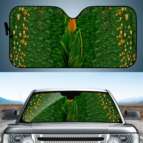 Image of Sakura Tulips Giving Fruit In The Festive Temple Forest Auto Sun Shades