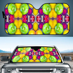 Fruits And Vegetables Pattern Auto Sun Shades