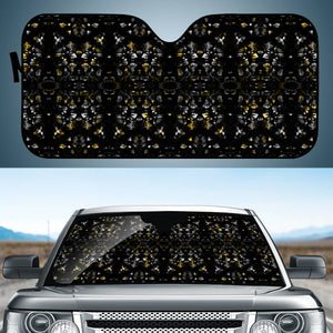 Fancy Ethnic Print Auto Sun Shades