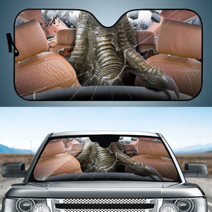 Dinosaur And Car Auto Sun Shades