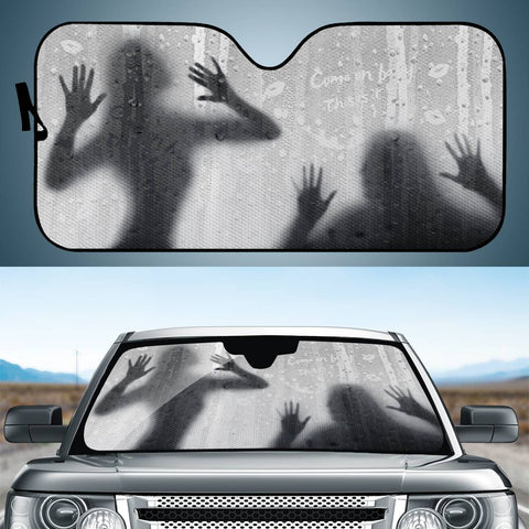 Image of Female Shadow And Car Auto Sun Shades