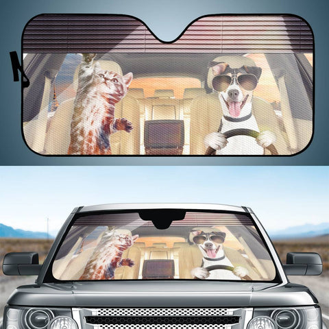 Image of Cat And Dog Auto Sun Shades